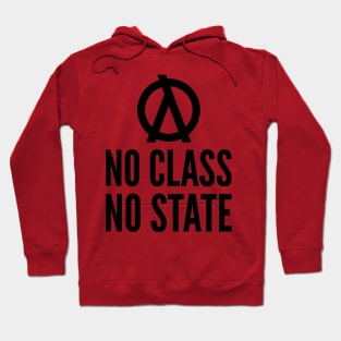 No Class No State Functional Programmer Black Text Design Hoodie